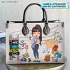 Personalized Leather Bag - Gift For Postal Worker - Being A Postal Worker ARND0014