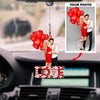 Personalized Car Hanging Ornament - Gift For Couple - To My Love ARND005 AGCHD009