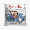 Personalized Pillow Case - Gift For Couple - You, Me &amp; The Fur Babies ARND0014