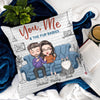 Personalized Pillow Case - Gift For Couple - You, Me &amp; The Fur Babies ARND0014