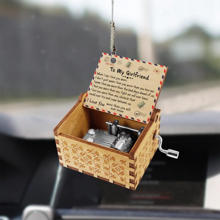 Personalized Car Hanging Ornament - Gift For Couple - To My Love ARND005 AGCHD010