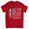 Personalized T-shirt - Gift For Teacher - Happy 100th Day Of School ARND036