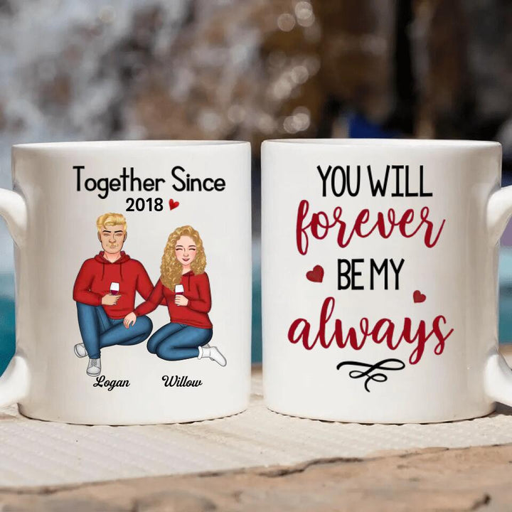 Personalized White Mug - Gift For Couple - Together Since ARND0014