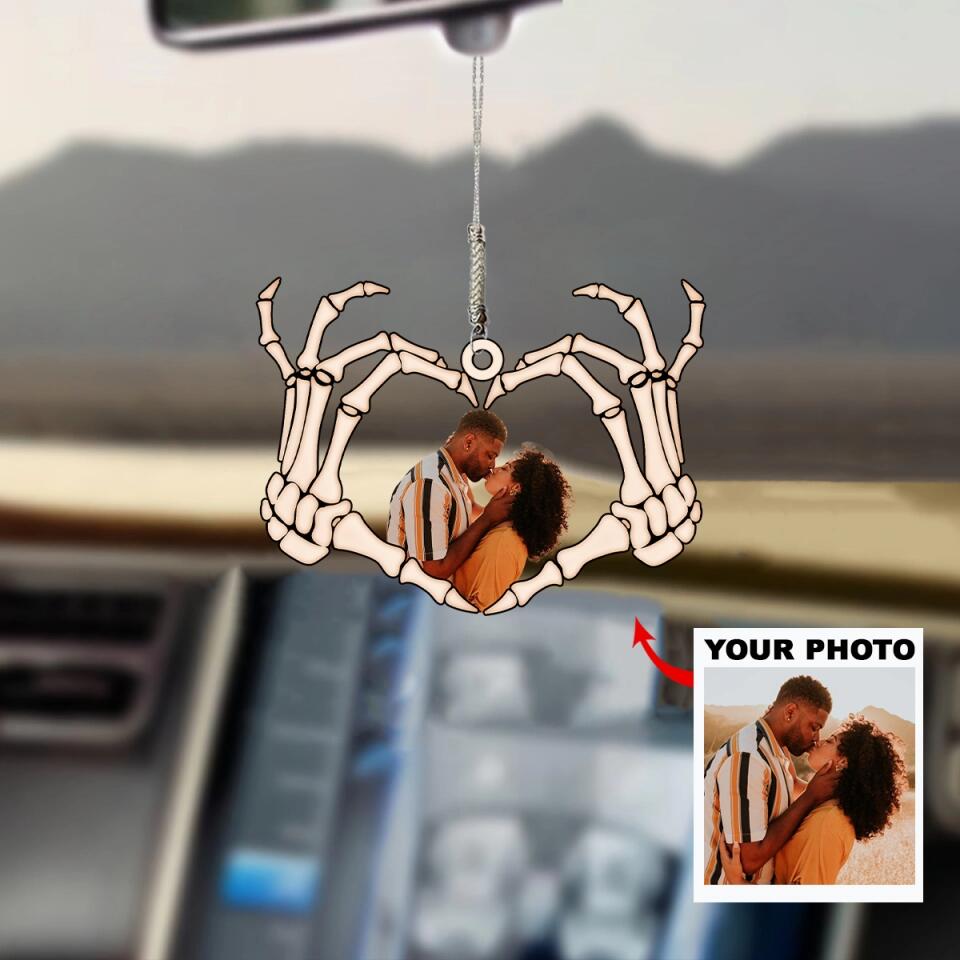 Personalized Car Hanging Ornament - Gift For Couple - Till Death Do Us Part ARND0014 AGCPD021