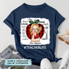 Personalized T-shirt - Gift For Teacher - Inspire Teach Care ARND005