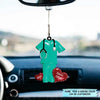 Personalized Car Hanging Ornament - Gift For Nurse - Nurse Scrubs ARND018 AGCKH011