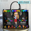 Personalized Leather Bag - Gift For Teacher - Does This Bag Make My Paper Look Graded ARND018