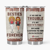 Personalized Tumbler - Gift For Couple - It&#39;s My Bestie&#39;s Fault ARND036