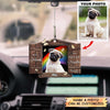Personalized Car Hanging Ornament - Gift For Dog Lover - Best Friends Are Never Forgotten ARND036 AGCVL014