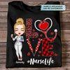 Personalized T-shirt - Gift For Nurse - Love Nurse Life ARND018