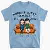 Personalized T-shirt - Gift For Couple - Hubby And Wifey Season Married Couple ARND037