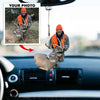 Personalized Car Hanging Ornament - Gift For Hunting Lover - Being A Hunter ARND0014 AGCPD026