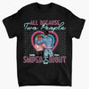 Personalized T-shirt - Gift For Couple - All Because Two People Swiped Right ARND0014