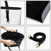 Personalized Leather Bucket Bag - Gift For Grandma - Grandma&#39;s Sweethearts Flower ARND005