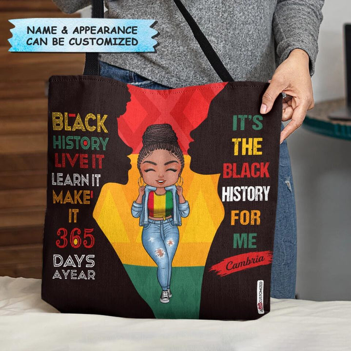 Personalized Tote Bag - Gift For Black Woman - It's Black History Month For Me ARND0014