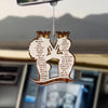 Personalized Car Hanging Ornament - Gift For Couple - We Are A Team ARND018 AGCKH015