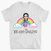 Personalized T-shirt - Gift For Teacher - 100 Days Brighter ARND036