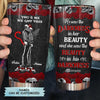 Personalized Tumbler - Gift For Couple - He Saw The Darkness In Her Beauty And She Saw The Beauty In His Darkness ARND0014
