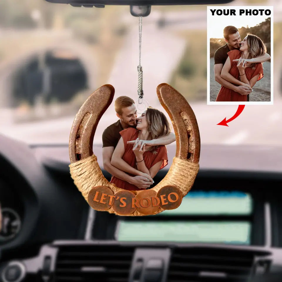 Personalized Car Hanging Ornament - Gift For Couple - Couple Goal ARND036 AGCVL017