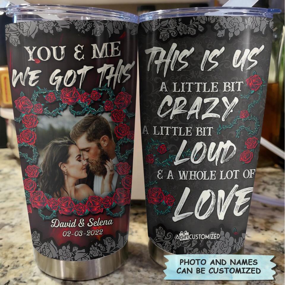 Personalized Tumbler - Gift For Couple - This Is Us ARND005