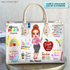 Personalized Leather Bag - Gift For Teacher - Chaos Coordinator ARND018