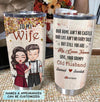Personalized Tumbler - Gift For Couple - You Are My Queen Forever ARND036