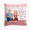 Personalized Pillow - Gift For Couple - My Favorite Place In All The World Is Next To You ARND037