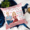 Personalized Pillow - Gift For Couple - My Favorite Place In All The World Is Next To You ARND037