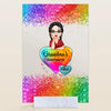 Personalized Acrylic Plaque - Gift For Grandma - Grandma Colorful Hearts ARND0014