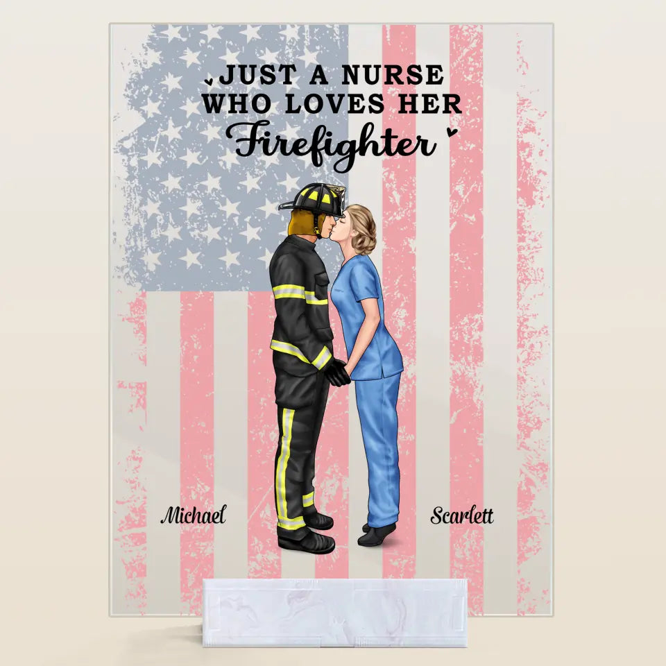 Personalized Acrylic Plaque - Gift For Couple - It's A Beautiful Day To Save Lives ARND0014