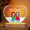 Personalized Acrylic LED Night Light - Mother&#39;s Day Gift For Mom, Grandma - Mother And Daughter Forever Linked Together ARND036