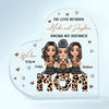 Personalized Heart-shaped Acrylic Plaque - Gift For Mom - We love you ARND005