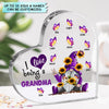 Personalized Heart-shaped Acrylic Plaque - Gift For Grandma - I Love Being A Grandma ARND036