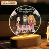 Personalized Acrylic LED Night Light - Gift For Mom - Best Friends Forever ARND018