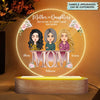 Personalized Acrylic LED Night Light - Gift For Mom - Best Friends Forever ARND018
