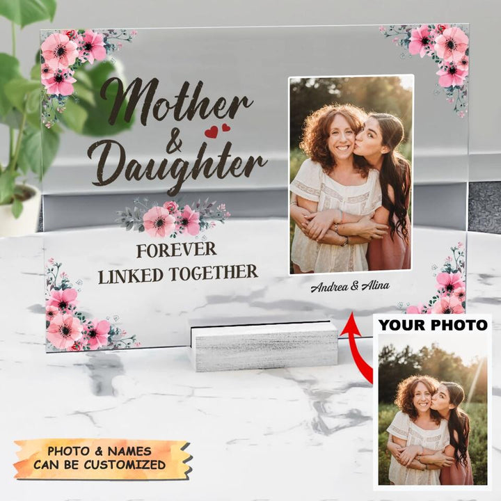 Personalized Acrylic Plaque - Gift For Family Member - Mother And Daughters ARND005