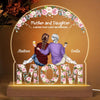 Personalized 3D LED Light Wooden Base - Gift For Mom- Mother And Daughters A Bond That Can&#39;t Be Broken ARND037