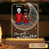 Personalized 3D LED Light Wooden Base - Gift For Grandma - I Love You To The Moon And Back ARND0014