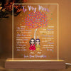Personalized 3D LED Light Wooden Base - Gift For Mom - To My Mom, Thank You For Everything ARND037
