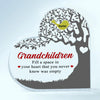 Personalized Heart-shaped Acrylic Plaque - Gift For Grandma - Grandchildren Fill A Space In Your Heart ARND005