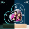 Personalized 3D LED Light Wooden Base - Gift For Family Member - Together We Make A Family ARND037