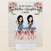 Personalized Acrylic Plaque - Gift For Mom - Forever Linked Together ARND018