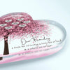 Personalized Heart-shaped Acrylic Plaque - Gift For Family - Our Family A Little Bit Of Crazy, Loud And Love ARND037