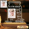 Personalized 3D LED Light Wooden Base - Gift For Family - In Loving Memory ARND0014