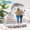 Personalized Heart-shaped Acrylic Plaque - Gift For Mom - Mom I Love You ARND018