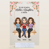 Personalized Acrylic Plaque - Mother&#39;s Day Gift For Mom, Grandma - The Love Between A Mother And Daughter Is Forever ARND036