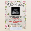 Personalized Acrylic Plaque - Gift For Mom - Dear Mommy, I Can&#39;t Wait To Meet You ARND037