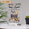 Personalized Acrylic Plaque - Gift For Mom - Mother And Daughter From The Start, Best Friend Forever From Heart ARND037
