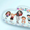 Personalized Heart-shaped Acrylic Plaque - Gift For Grandma - Living That Grandma Life ARND018