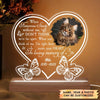 Personalized 3D LED Light Wooden Base - Gift For Pet Lover - I Am Right Here Inside Your Heart ARND005